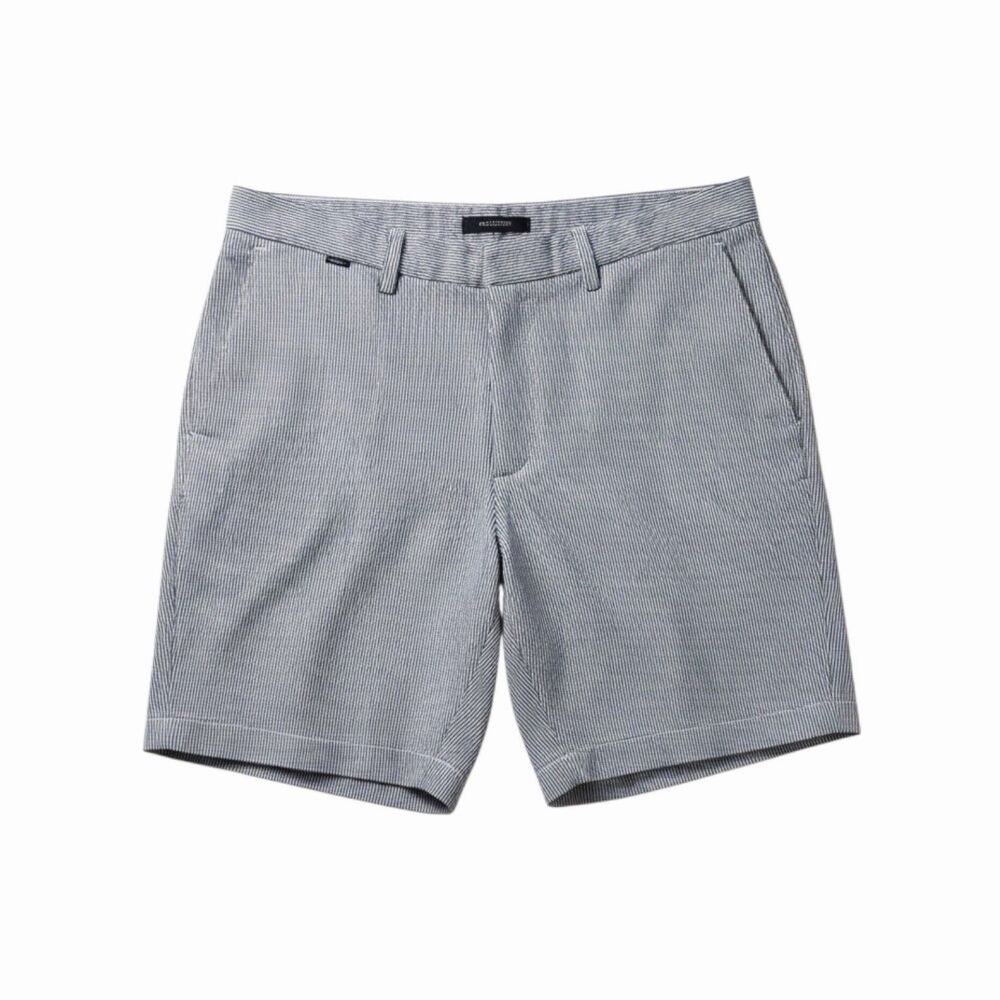 Polo By Ralph Lauren Mens Pinstripe Shorts Blue White 36 bv